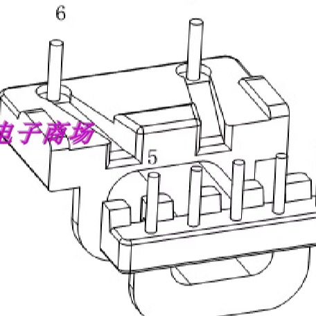 epc13骨架电源变压器磁芯jg