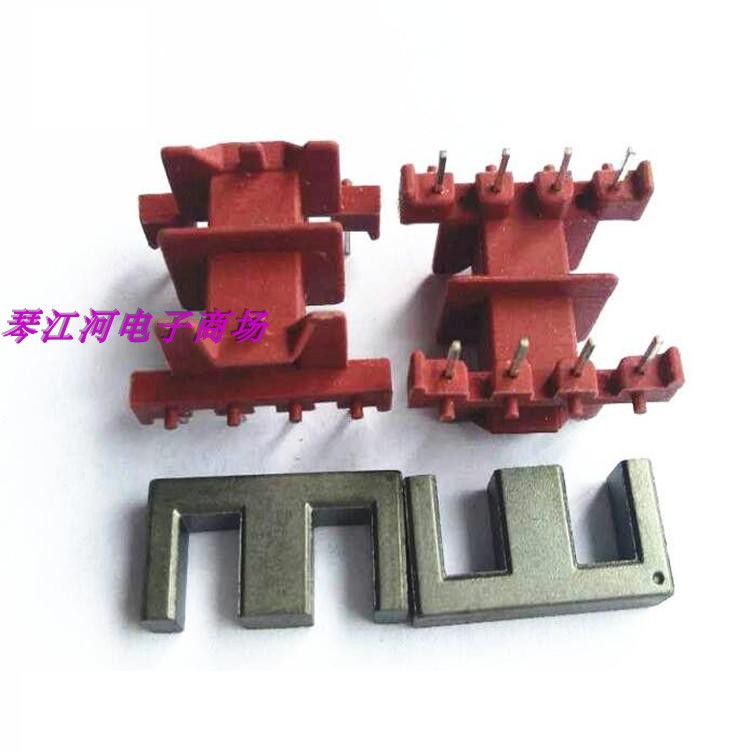 ef20变压器磁芯骨架卧式双槽4+4