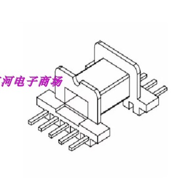 EFD15变压器骨架平行脚5+5针