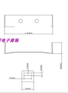 ETD29钢夹  铁夹   夹子 高频电源变压器钢夹