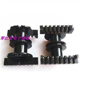 ER40锰锌铁氧体ER4045EC40EER40磁芯骨架双槽卧式8+8
