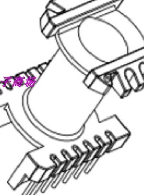ER4215磁芯骨架立式7+7针YTB-4201五套一包
