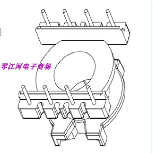PQ2014骨架立式变压器磁芯