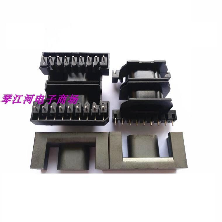 EPC46变压器磁芯骨架双槽卧式9+9