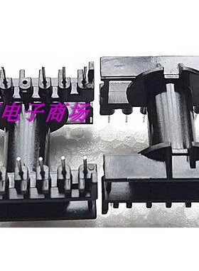 ETD34 变压器磁芯 电木骨架卧式7+7针带方框-3401