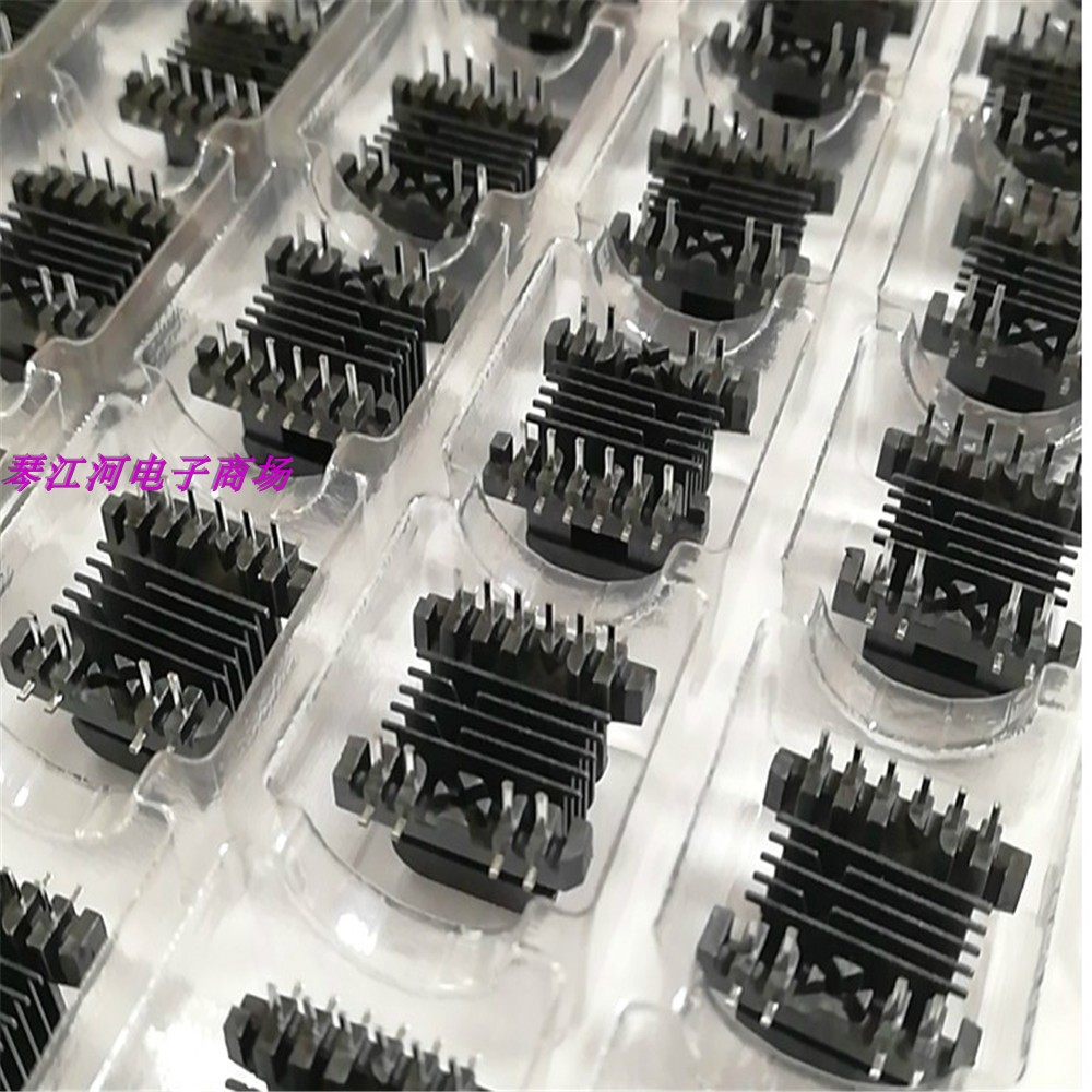 磁芯骨架6槽卧式4+6针L脚