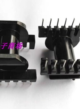 ETD34 ER34变压器骨架磁芯电木骨架磁芯卧式7+7针+钢夹