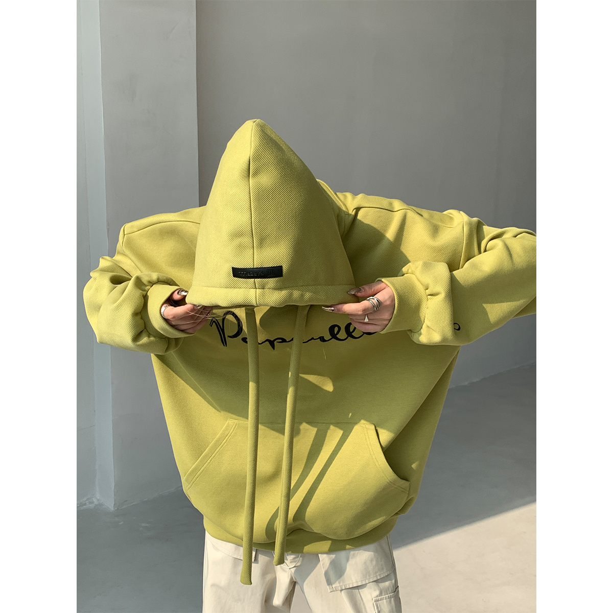 百搭宽松显瘦连帽卫衣外套