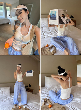 PAPERLLL辛间 百搭基础 U领工字背心吊带女夏带胸垫辣妹显瘦美背