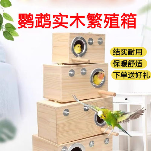 实木鹦鹉孵化繁殖箱保暖