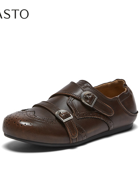 【好物体验专享】百思图2026春季新款牛津鞋学院风女单鞋D3836AM6