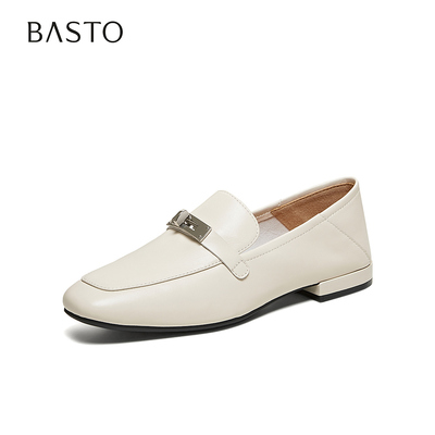 【李佳琦直播间】百思图乐福鞋简约时尚复古通勤女单鞋C0551AA6Z