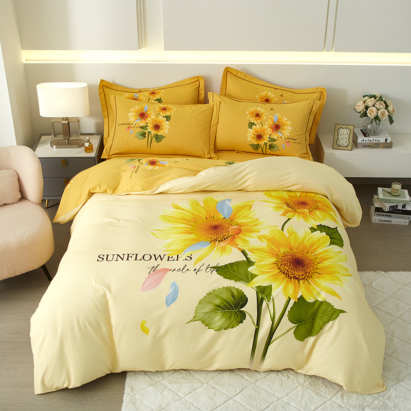 纯棉磨毛加厚四件套100全