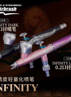 汉莎英菲尼迪119118/119119 轻量化0.2口径喷笔 模型制作喷涂上色