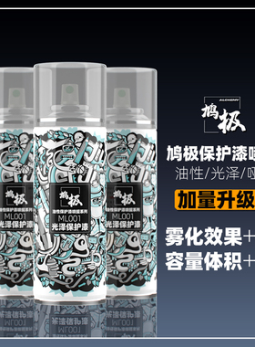 鸠极喷罐油性光油 平滑消光 高达军模手办透明保护漆ML001 ML003