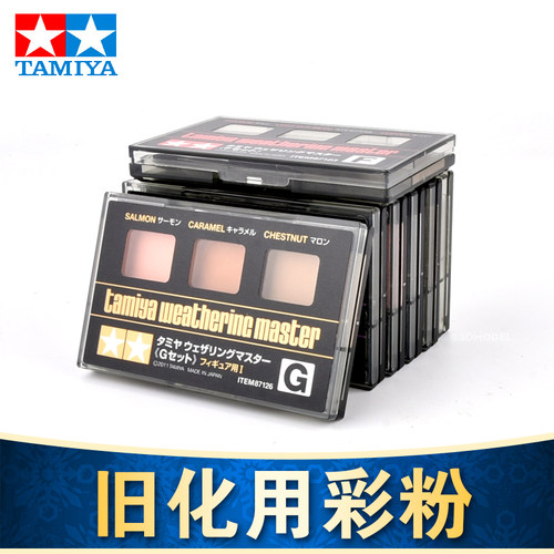 田宫模型旧化效果粉彩粉底