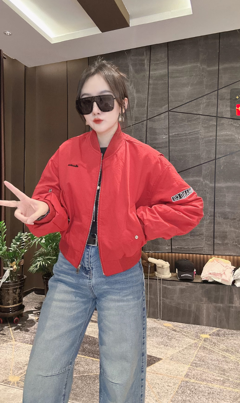 欧货潮牌重工刺绣棒球服外套女2026春装设计感百搭短款夹克上衣潮,女装/女士精品,短外套,淘宝优惠券,粉丝福利购,淘宝优惠卷