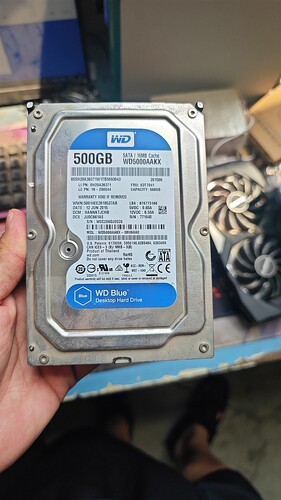 WD5000AAKX 500G机械硬盘7200转台式机32M缓存高速蓝盘游戏固态