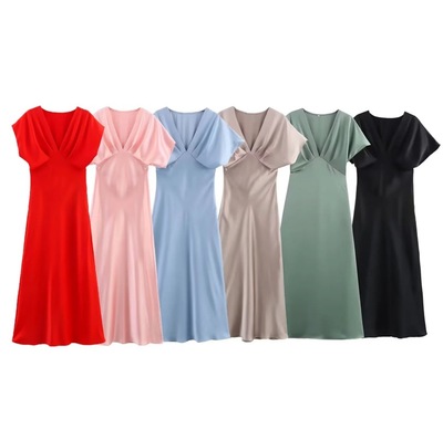 2025 new V-neck women's fashion sexy dress Party skirt eBay