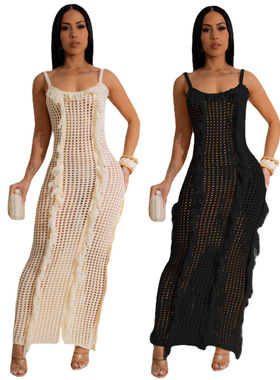 2024 Women's fashion skirt sunblock smock beach long dress