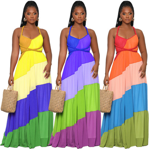 2026 New women's fashionable camisole backless sexy dress