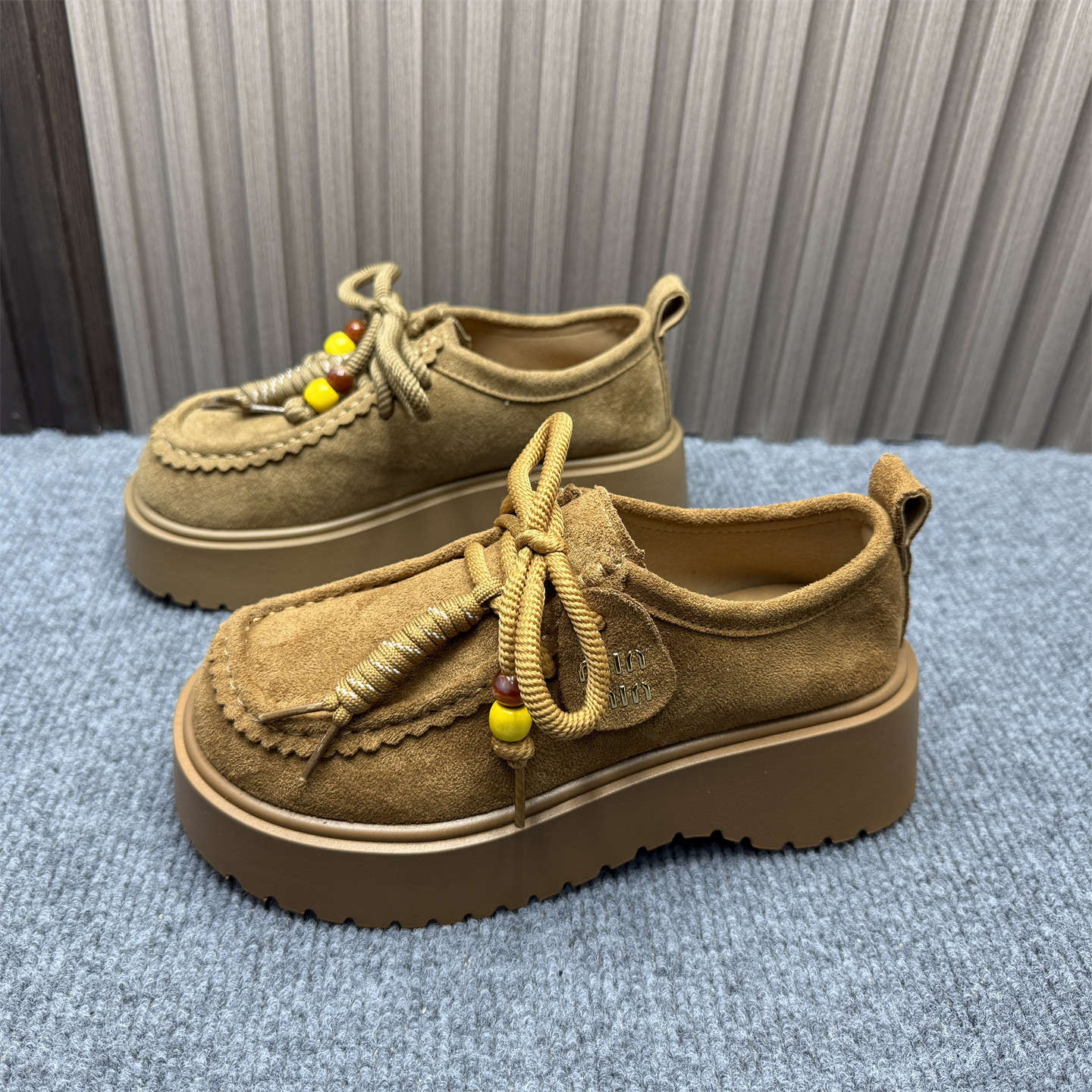 断码清仓处理绒面厚底博肯鞋女2025秋新款轻便袋鼠鞋百搭休闲单鞋,女鞋,勃肯鞋/软木鞋,淘宝优惠券,粉丝福利购,淘宝优惠卷