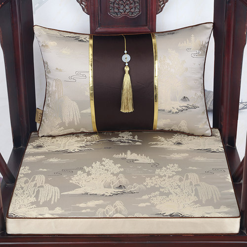 艺必旭新中式椅垫可定做