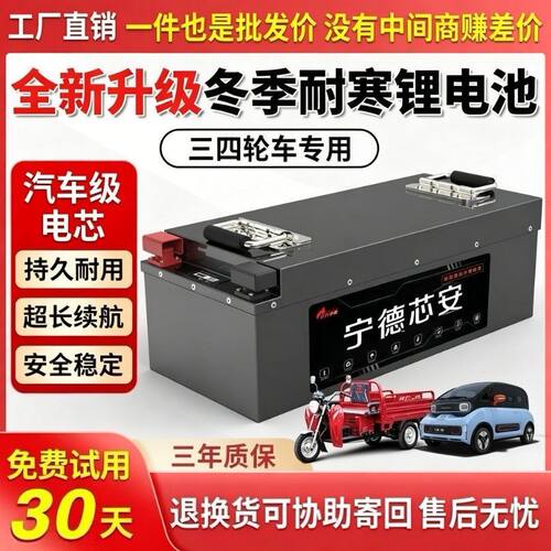 全新A品磷酸铁锂电池48V6