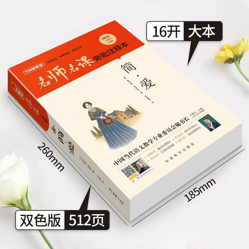 一本好书 简·爱 八年级课外阅读书书目方洲新概念名师名课旁批注释本