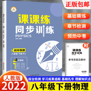 荣恒 专项训练练习题册必刷题课堂笔记同步课本教材全解书 课课练同步训练八年级下册物理 人教版
