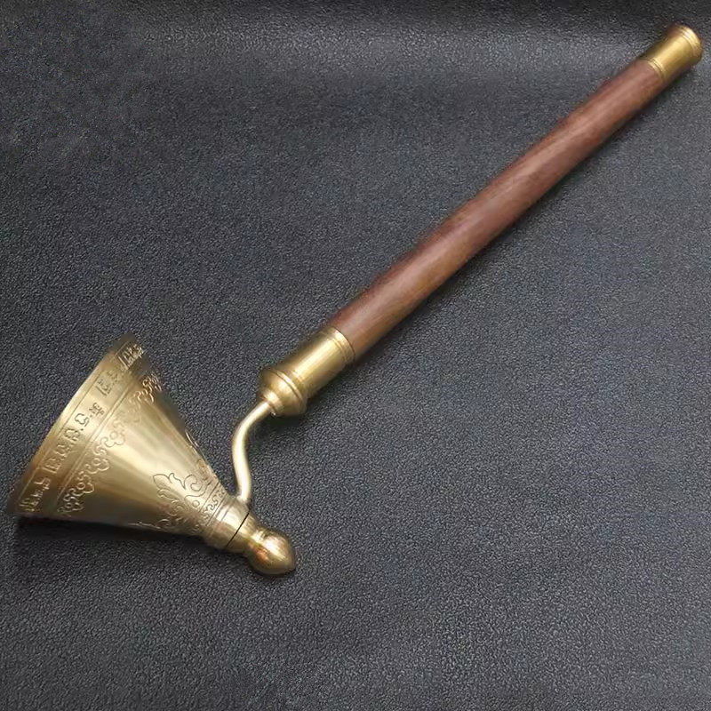 纯铜水擦擦模具实木八塔百塔铜塔镲镲藏饰民族风日常家用摆件