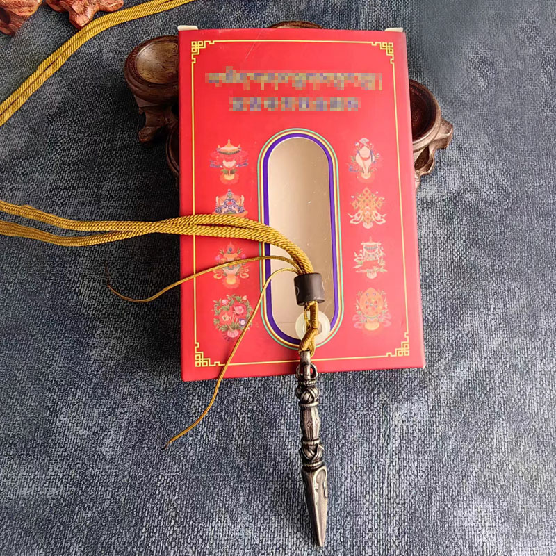 亚青天铁金刚杵吊坠民族风金刚厥