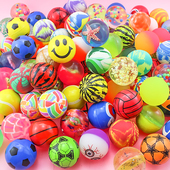 大号45号弹力橡胶蹦蹦球扭蛋跳跳球小玩具地摊男女孩地推广场礼物