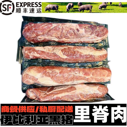 西班牙伊比利亚黑猪1672厂黑猪小里脊肉高端餐饮烤排家庭烤肉食材