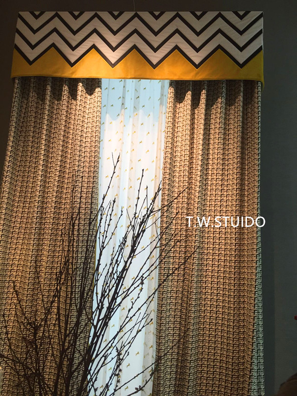 AiCo艾可窗帘新品满绣现代简约轻奢客厅卧室遮光定制高精密窗纱