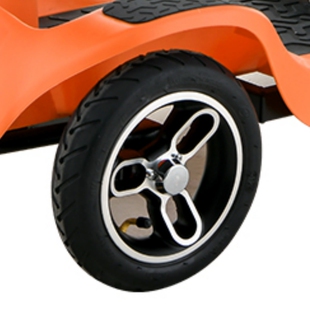 9寸/10寸轮子恰恰熊老年代步电动四轮车前后轮配件含轮毂充气轮胎