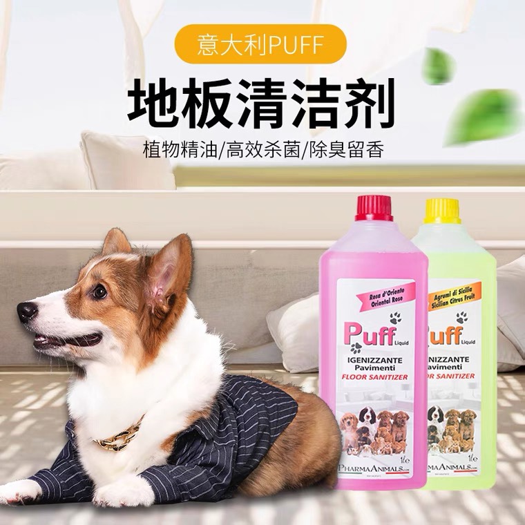 【小马】意大利Puff帕芙地板清洁剂宠物除臭剂高效杀菌猫狗留香