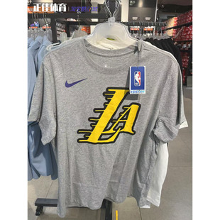 Nike NBA夏季男子勇士湖人凯尔特人球队图案运动T恤HJ2597