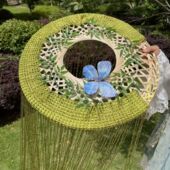 杨柳帷帽古风汉服帷帽带纱超长流苏蝴蝶仙女百搭汉服造型成品