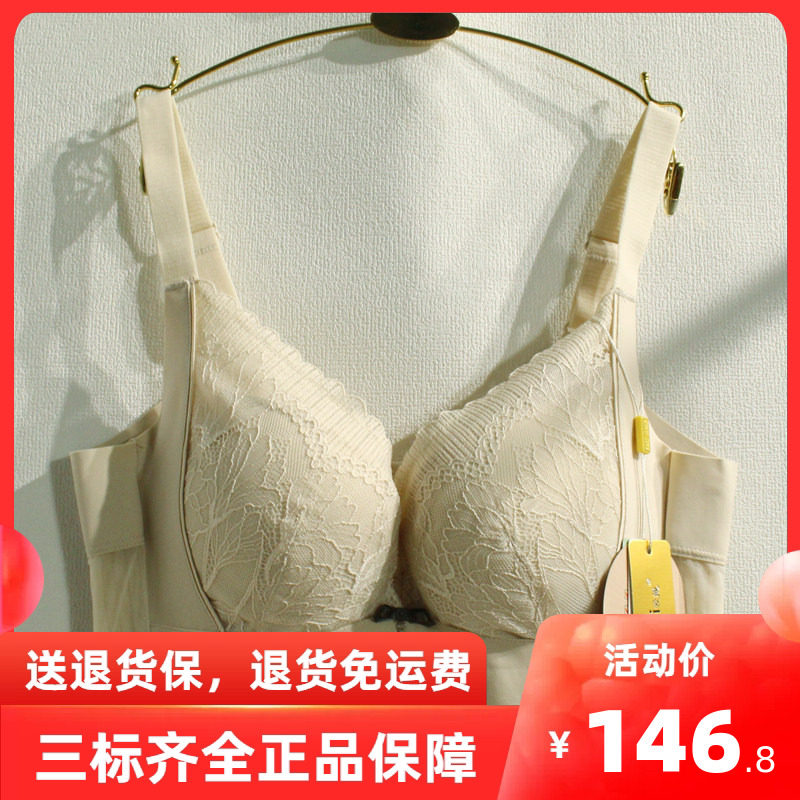 爱戴春夏新品D6713能量磁石3D内托软钢圈AB杯中厚聚拢调整型文胸