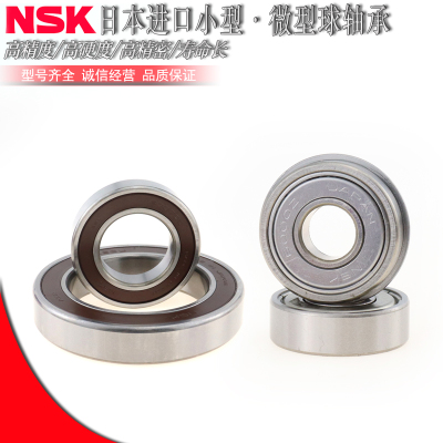 NSK带制动环卡簧槽轴承6000ZZNR