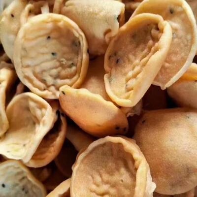 客家特产零食香脆芝麻铁勺饼500g