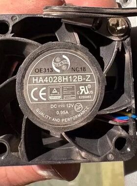 AA全新4028HA4028H12B-Z 12V 0.95A 4028 北斗电源散热风扇