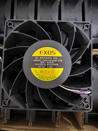 全新FDW12038M12TB DC12V 3.00A 12厘米4线PWM温控变频器散热风扇