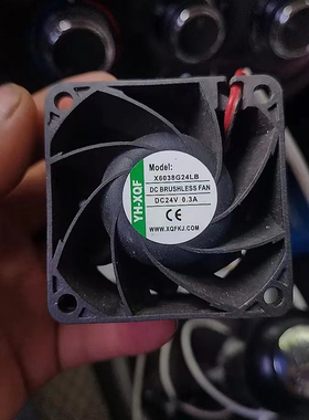 AAAYH-XQF X6038G24LB DC 24V 0.3A 60x60x38mm 6厘米散热风扇