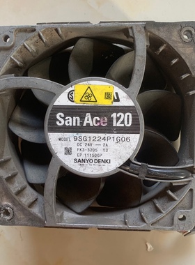 原装SANYO三洋 9SG1224P1G06 12038 DC24V 2A 大风量轴流散热风扇