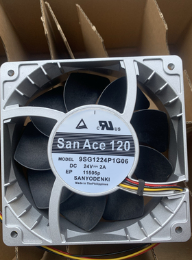 9SG1224P1G01/03/06/07 24V 2A 12CM三洋SANYO 铝框12038散热风扇
