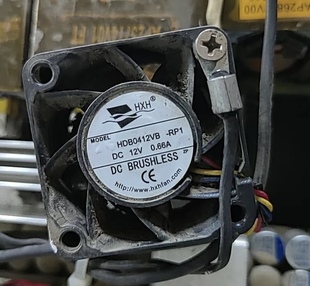 全新HXH HDB0412VB-RP1 DC 12V 0.66A 4厘米大风量变频器散热风扇