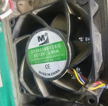 全新DF08038B12XG DC 12V 3.00A 8厘米4线大功率电源高速散热风扇