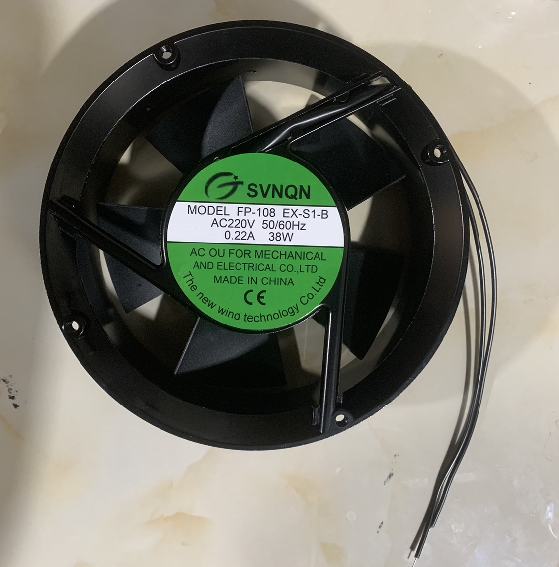 全新150全圆轴流风机FP-108EX-S1-B 220V 双滚珠机柜机箱散热风扇